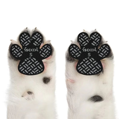 4-Pack Dog Anti Slip Paw Grips Traction Pads Dog Paw Protection Stickers with Stronger Adhesive for Hard Floor or Injuries