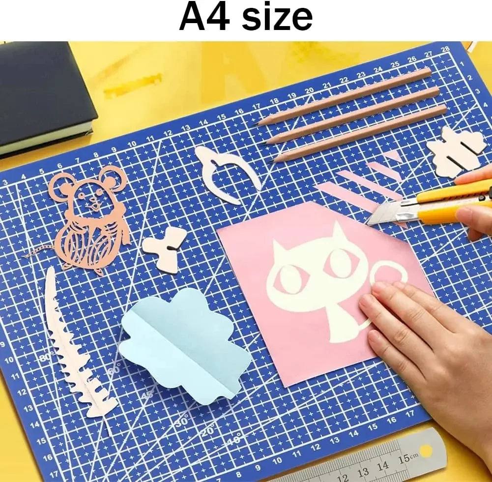 A3 A4 A5 PVC Cutting Mat Workbench Patchwork Cut Pad Sewing Manual DIY Knife Engraving Leather Cutting Board Side Underlay