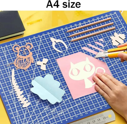 A3 A4 A5 PVC Cutting Mat Workbench Patchwork Cut Pad Sewing Manual DIY Knife Engraving Leather Cutting Board Side Underlay