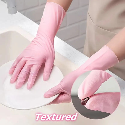 20/50/100PCS Pink Nitrile Disposable Gloves 3.5mil Latex Free Household Cleaning Gloves for Food Pre Tattoo Beauty Esthetician