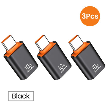 USB 3.0 10A USB A To USB C OTG Adapter Type C to USB Converter USB 3.0 Adapter For Xiaomi 12 MacBook USB To Type C OTG Connector
