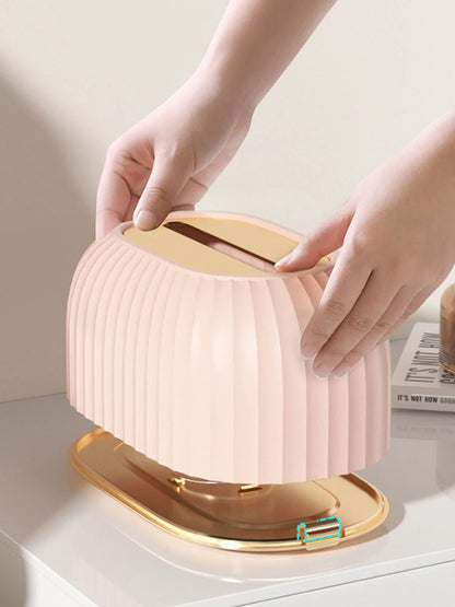 1 Piece Of Household Extraction Paper Box, With Spring, High Appearance Level, Light Luxury, Living Room, Desktop, Tissue Box