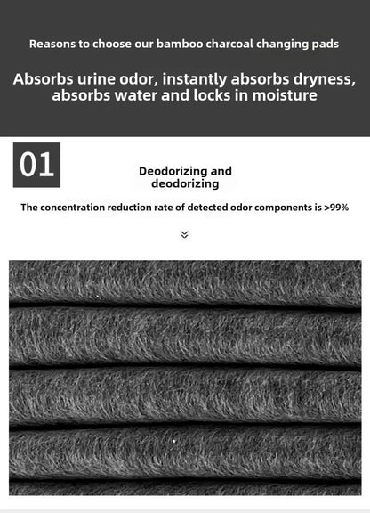 Dog Paper Pee Pad Bamboo Charcoal Thickened Disposable Diaper Pad Water Absorbent Cat Diaper Pet Products Cleaning Accessories