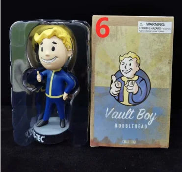 Bobblehead Cute Vault Boy Full Set Figure Toys Anime Action Figure Statue Collection Model Doll Room Ornament Toys Kids Gift