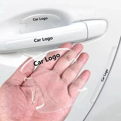 Car Door Handle Bowl Scratch Protector Universal Invisible Stickers Rearview Mirror Protection Strip For Car Accessories
