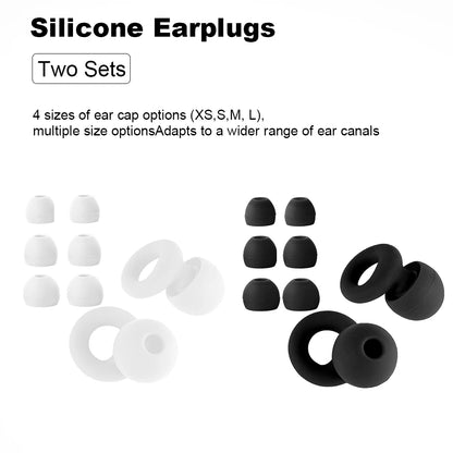 Silicone Earplugs for Swimming Sleep Noise Cancel Noise Reduction-Soundproof Reduce Disturbances -Quality loop Earplugs