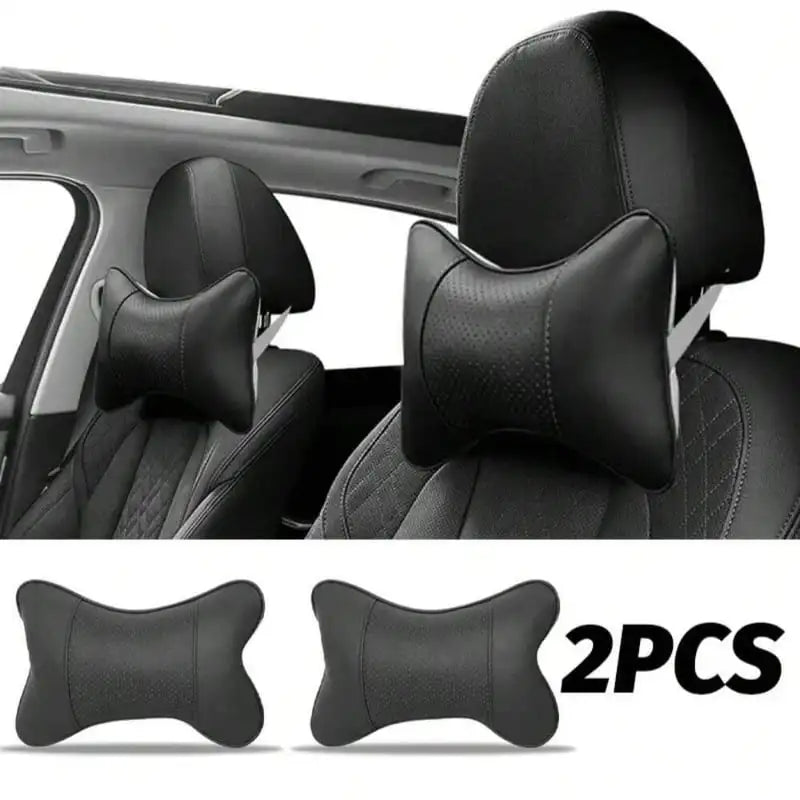 Auto Safety Car Seat Headrest with Breathable Mesh Relax Pillow Head And Neck Rest Cushion Auto Protector