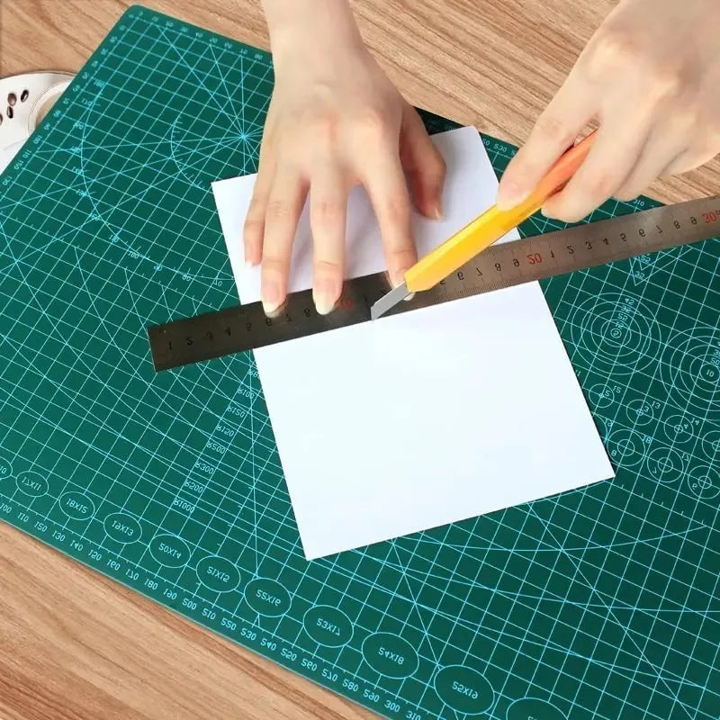 A3 A4 A5 PVC Cutting Mat Workbench Patchwork Cut Pad Sewing Manual DIY Knife Engraving Leather Cutting Board Side Underlay