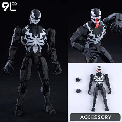 9L3D Superman Invincible Boy Batman Action Figure LUCKY13 Multi-Jointed Poseable T13 Titan13 Hero Model Dummy13 Collectible Toys