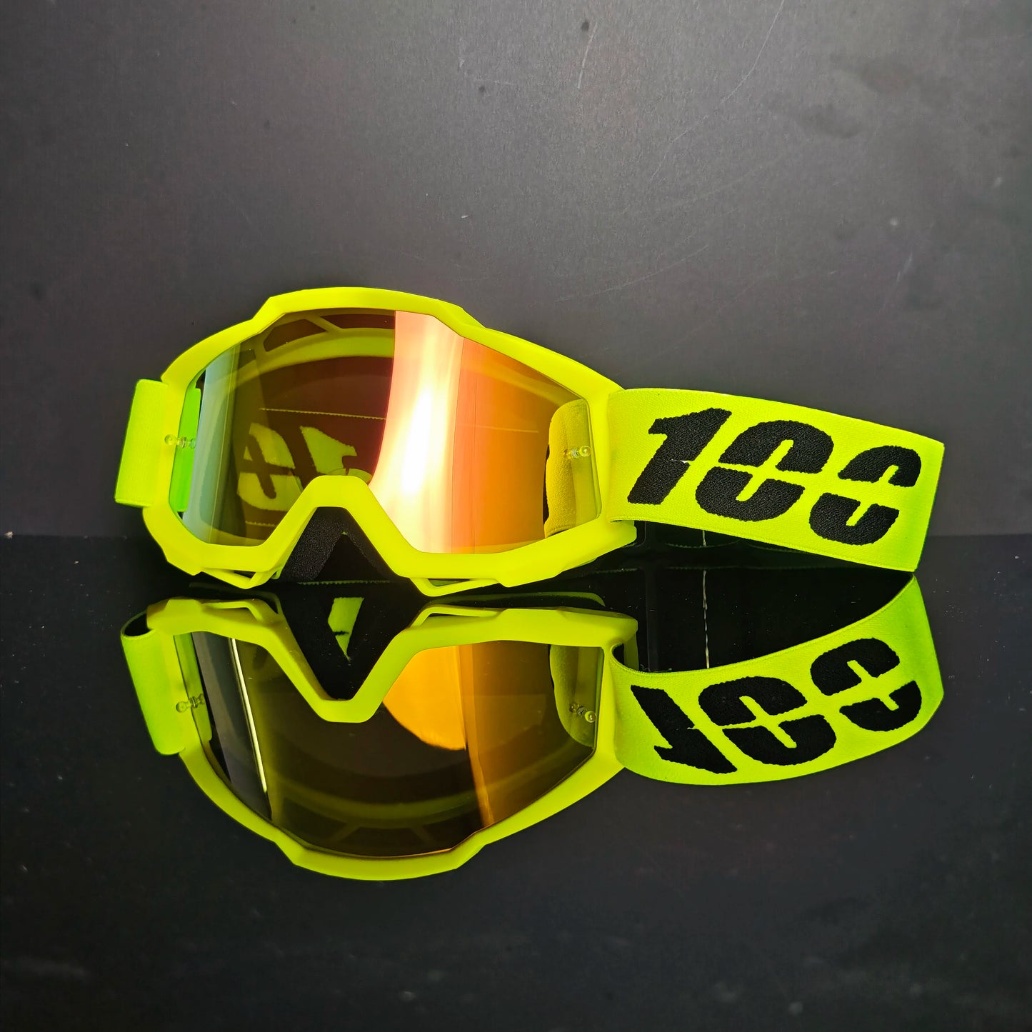 100 Motorcycle Goggles Motocross Glasses Off-road Helmet MX Moto Dirt Bike ATV Ski Outdoor  Glass Scooter Googles  Sports