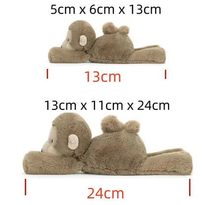 Jellycat large stuffed toy monkey; Bathrobe bear; Stuffed bear; Stuffed toy; Shy stuffed toy monkey; Fun party gift