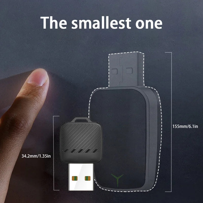 2 in 1 Wireless Android Auto Adapter Wireless CarPlay Dongle Car Intelligent Systems AI Smart Box For Car Wired CarPlay