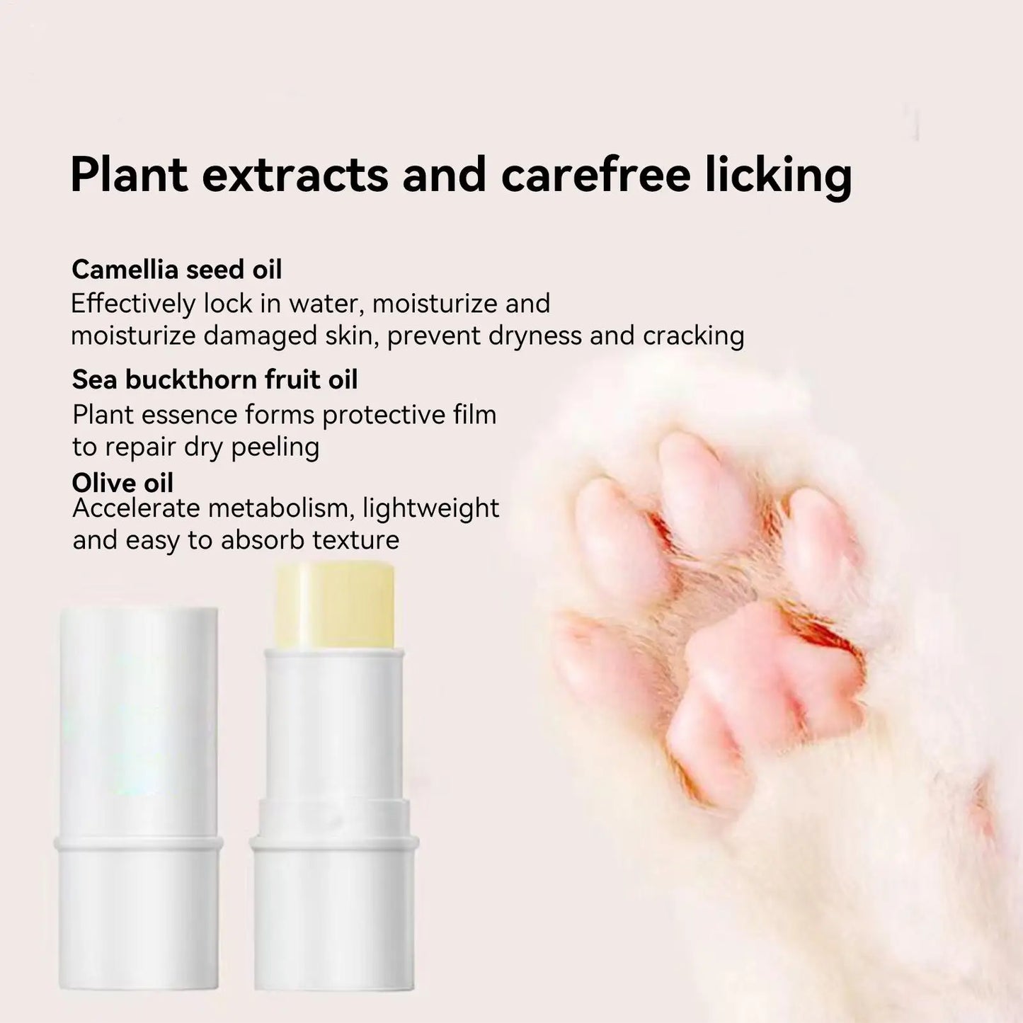 Dog Nose And Paw Balm Dog Paw Cream Cats Dogs Paw Protector Cream Pet Feet Moisturizer Cracked Nose Paws Dry Relief Feet Repair