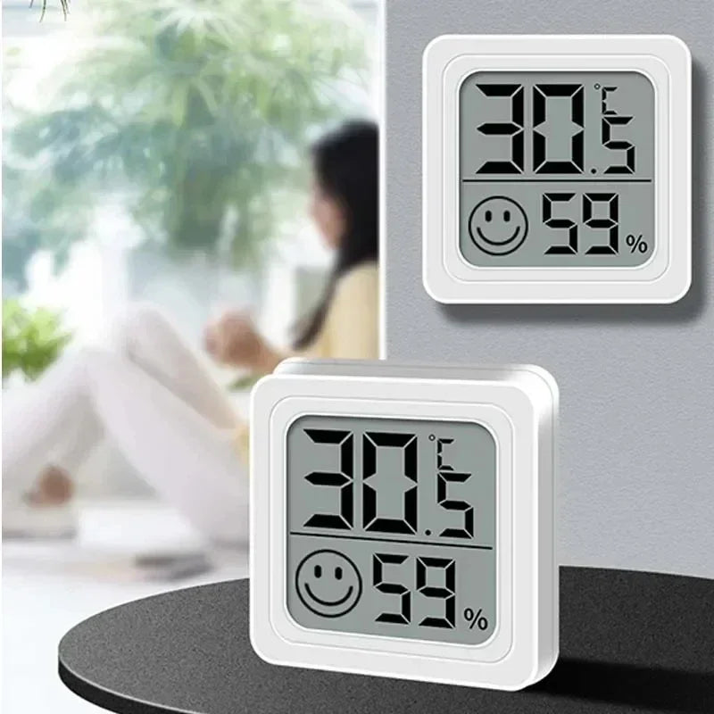 2026 New 1/4pcs Mini LCD Digital Thermometer Hygrometer Indoor Room Temperature Humidity Meter Sensor Gauge Weather Station Set