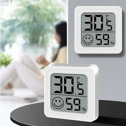 2026 New 1/4pcs Mini LCD Digital Thermometer Hygrometer Indoor Room Temperature Humidity Meter Sensor Gauge Weather Station Set