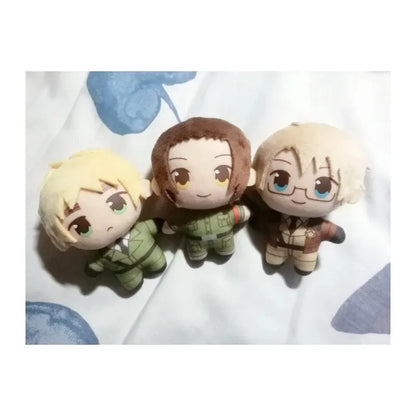 10CM Axis Powers Worlds Stars Plush Doll Keychain Hetalia Arthur Kirkland Alfred F Jones Wang Yao Keyring Cosplay Props Gift