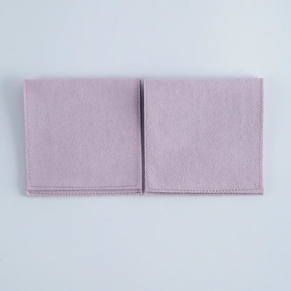 10pcs Velvet Jewelry Packaging Pouches Chic Wedding Favor Bags Cream microfiber Cosmetic Bags Product Package Wedding Gift Bag