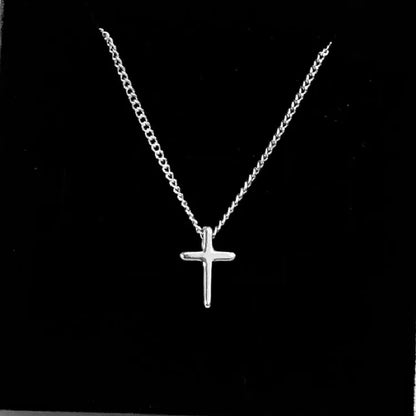 REETI 925 Sterling Silver Cross Korean Simple Temperament Jewelry Female Wild Accessories Pendant Necklace