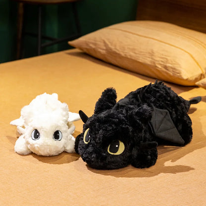 55/70cm Cute Little Dragon Doll Stuffed Plush Toy Simulation Cartoon Anime Soft Sofa Bed Pillow Cushion Kids Xmas Birthday Gift