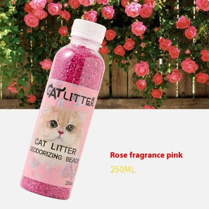Cat Litter Deodorizing Beads Toilet Granules Litter Box Long Lasting Freshness Air Purification Deodorizer Pet Cleaning Products