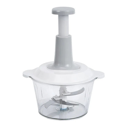 Manual Press Garlic Paste Processor, Press Type Vegetable Slicer, Household Multifunctional Meat Grinder