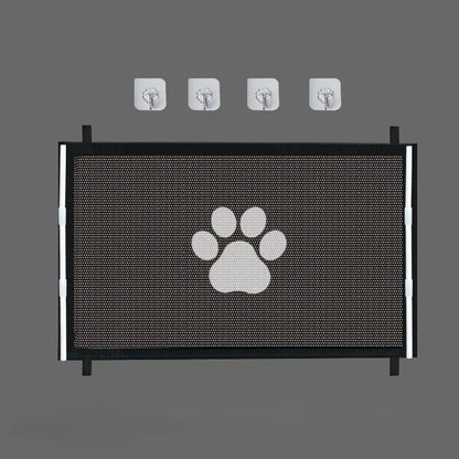 Pet Dog Barrier Fences Portable Folding Breathable Mesh Pet Safety Gate Isolated Networks Doorways Staircases Dog Fences