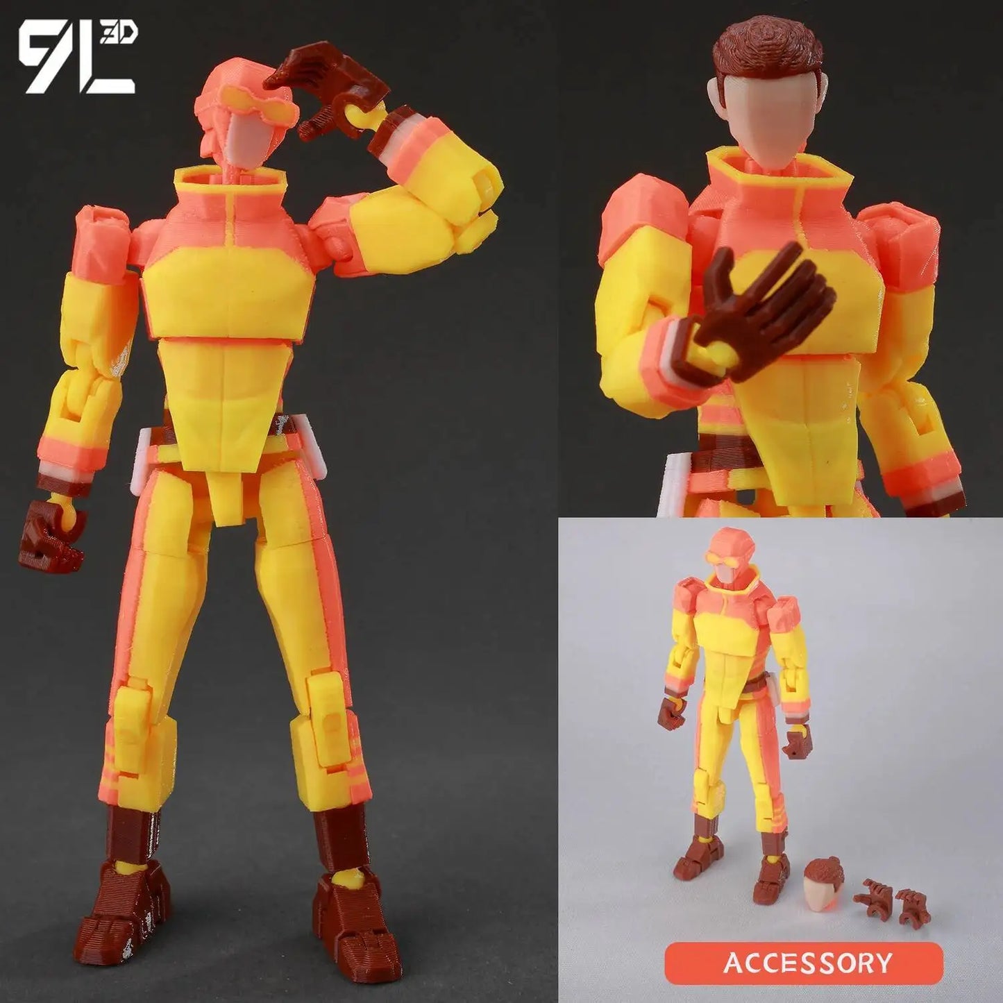 9L3D Superman Invincible Boy Batman Action Figure LUCKY13 Multi-Jointed Poseable T13 Titan13 Hero Model Dummy13 Collectible Toys