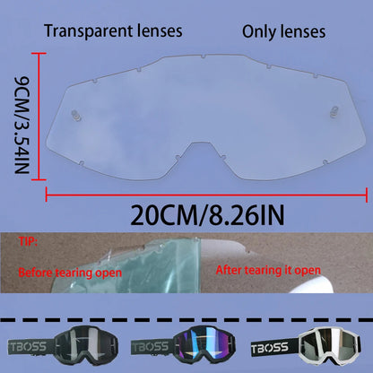 100 Motorcycle Goggles Motocross Glasses Off-road Helmet MX Moto Dirt Bike ATV Ski Outdoor  Glass Scooter Googles  Sports