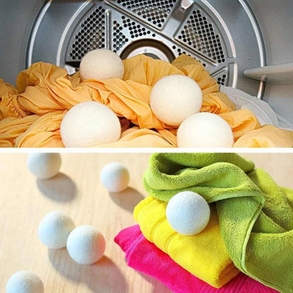 Clothes Wool Dryer Balls Laundry Tumble Dryer Balls 5cm Dryer Balls Laundry Softener Reusable Home Washing Machine Accessories