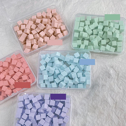 100/50Pcs Square Nail Art Sponge Set Gradient Nail Brushes Gel Polish DIY Design Nail Sponge Grab Pen Manicure Supplies Tools