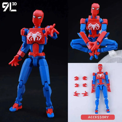 9L3D Superman Invincible Boy Batman Action Figure LUCKY13 Multi-Jointed Poseable T13 Titan13 Hero Model Dummy13 Collectible Toys