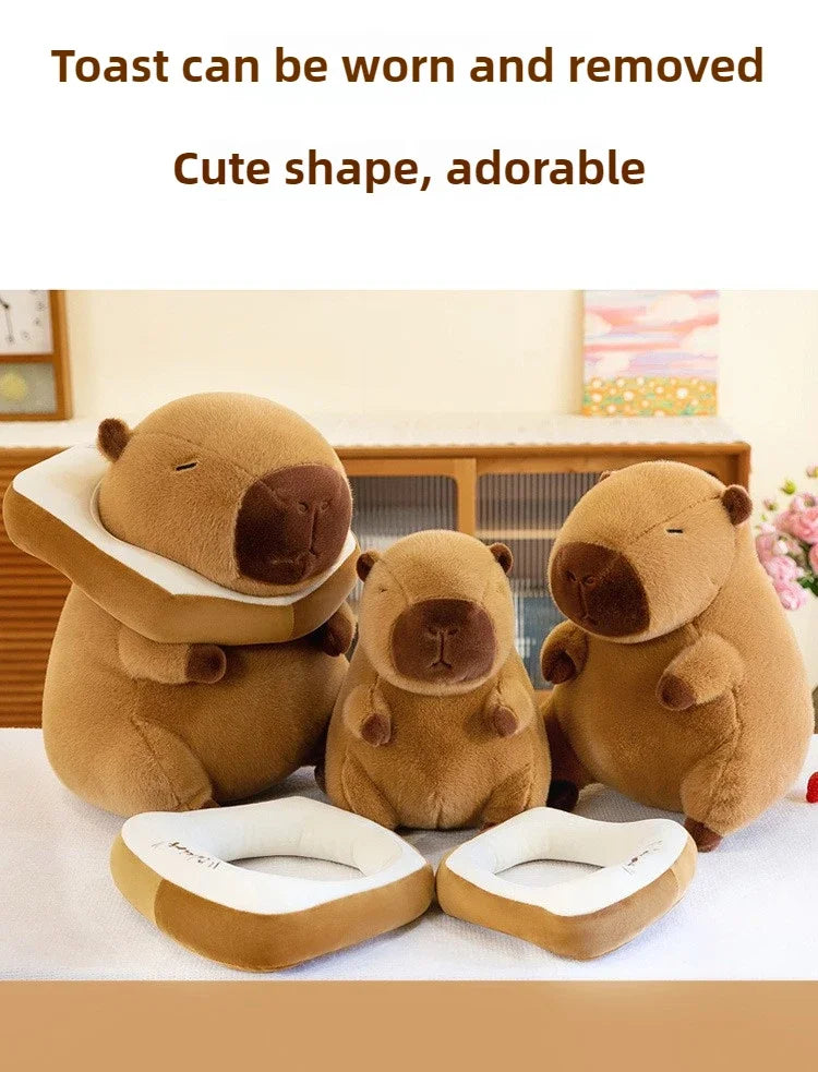 Capybara Plush Toy Stuffed Animal Soft Hugging Capybara Ornament Plush Toy Doll for Kids Adults Birthday Gift Home Decoration