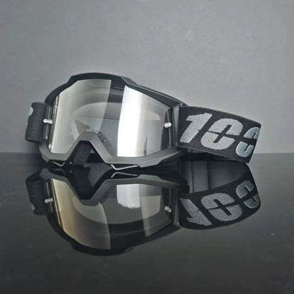 100 Motorcycle Goggles Motocross Glasses Off-road Helmet MX Moto Dirt Bike ATV Ski Outdoor  Glass Scooter Googles  Sports