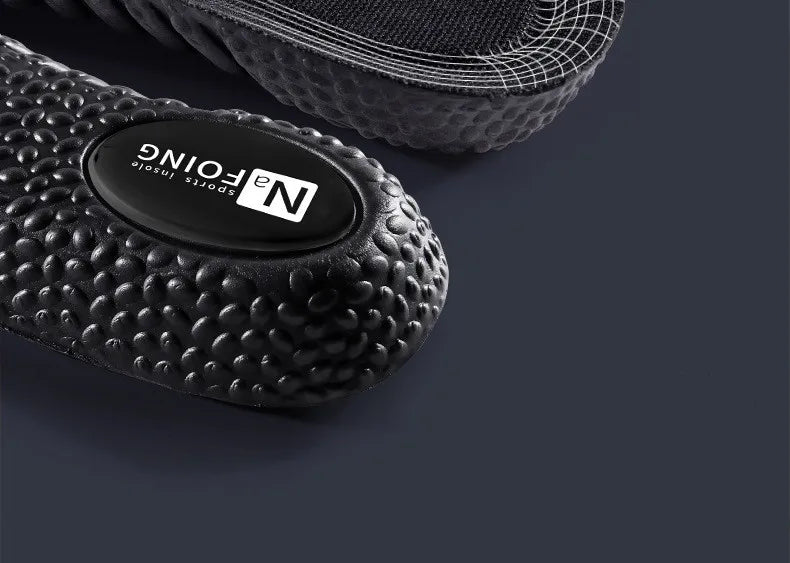 1Pair Height Increase Insoles for Feet PU Memory Foam Shoes Pad Breathable Orthopedic Heel Lift Insole for Sport Running Care