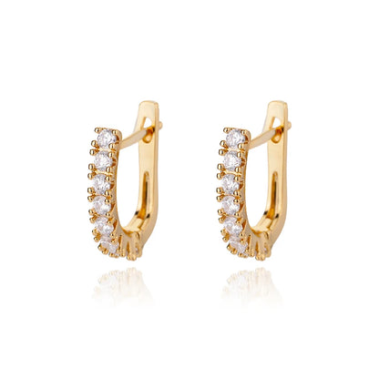 Luxury Star Pendientes Earrings For Women Girl Stainless Steel Minimalist Hoop Piercing 2025 New In y2k Jewelry aretes de mujer