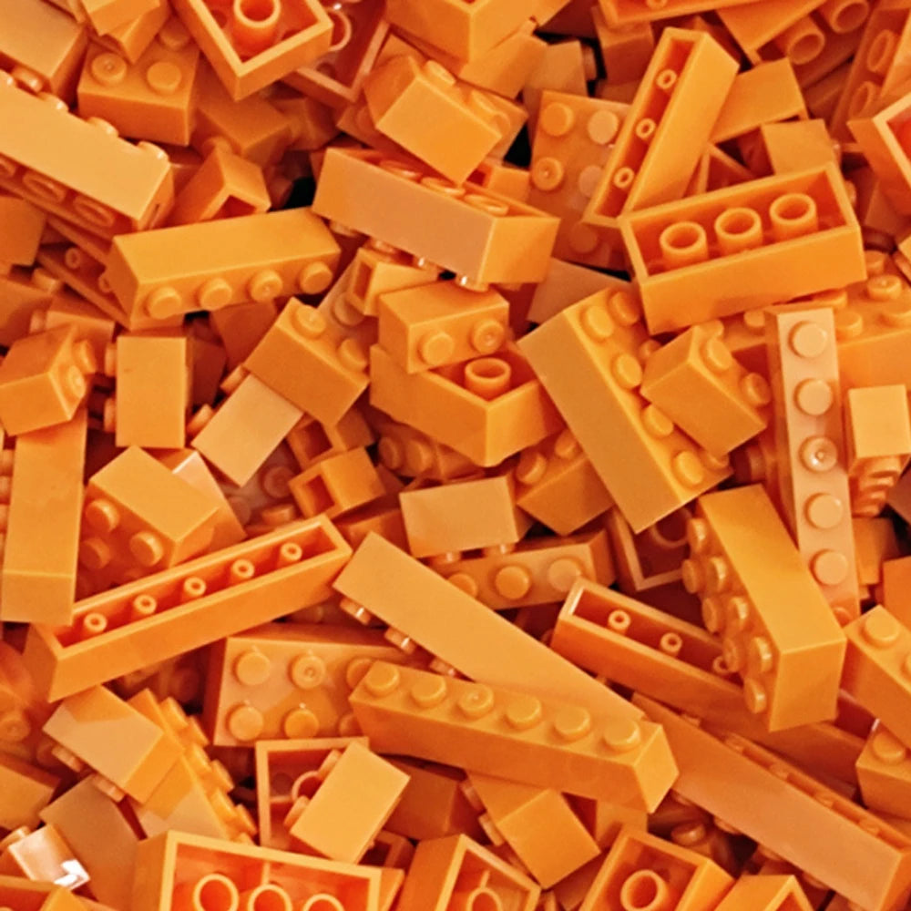 125/250g Building Blocks Bulk Set City Classic Bricks Colorful Assembly DIY Creative Toy Educational Interactive Toy for Kids