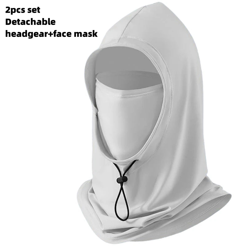 Winter Thermal Fleece Balaclava Scarf Outdoor Sports Ski Face Mask Neck Warmer Snood Hood Hat Windproof Cold Warm Riding Cap