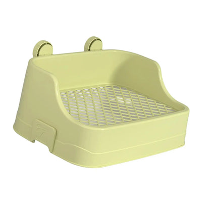 Large Capacity Rabbits Litter Box Rectangular Bunny Potty Corner for Guinea Pigs Chinchillas Small Pet Cleanging Tools
