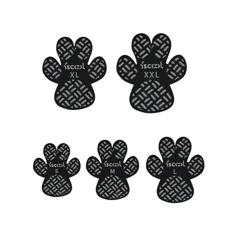 4-Pack Dog Anti Slip Paw Grips Traction Pads Dog Paw Protection Stickers with Stronger Adhesive for Hard Floor or Injuries