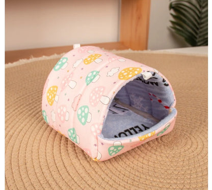 Winter Small Animal Sleeping Bed Soft Rabbit Squirrel Comfortable  Guinea Pig Nest Warm Mat Hamster House Guinea Pig Cage