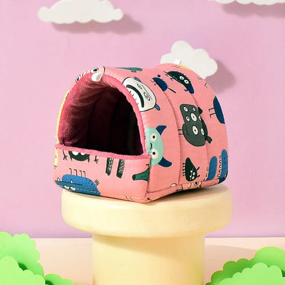 Hamster House Mini Cage Ferret Hammock For Rodents Large Guinea Pig Hammock Basket Hamster Cage Rabbits Bed Hamster Accessories
