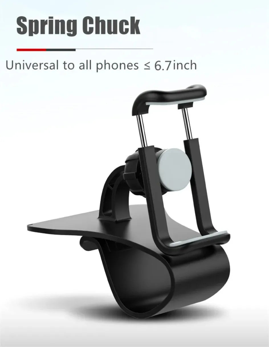 Universal Car Phone Holder Stand Dashboard Car Clip Mount GPS Bracket 360° Rotatable Phone GPS Support in Car For iPhone Xiaomi