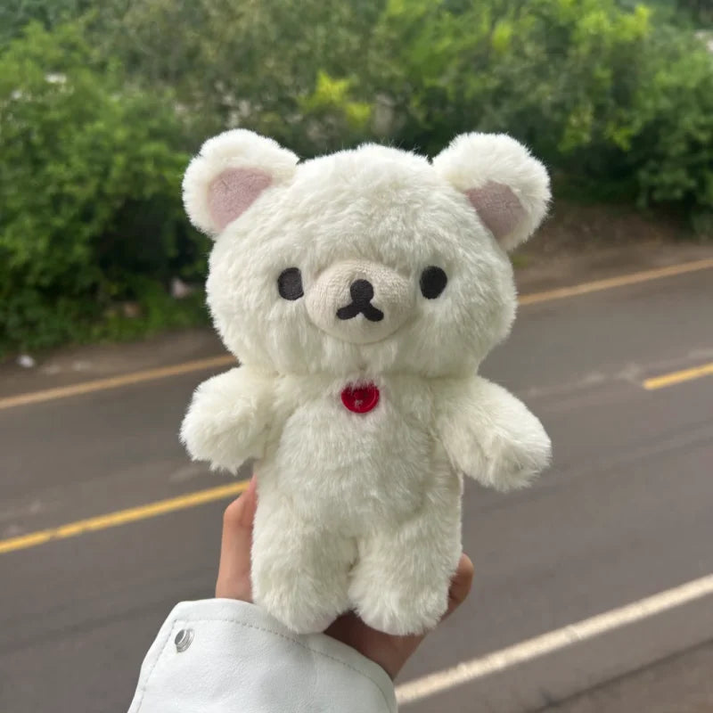 20cm Rilakkuma Plush Doll Long Haired Series Super Soft Kawaii Cartoon Bear Cute Stuffed Animal Basic Style Kids Gift