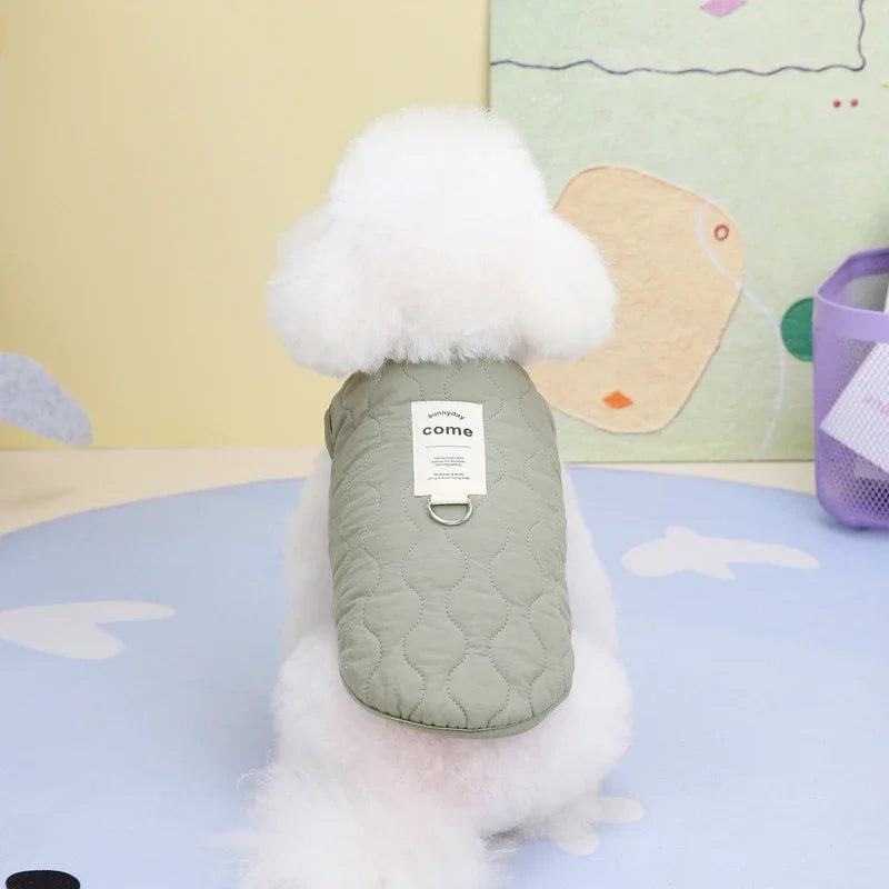 Warm Winter Pet Vest Jacket Cotton Dog Cat Coat Small Medium Puppy Clothes Apparel For Yorkie Chihuahua Maltese Bulldog