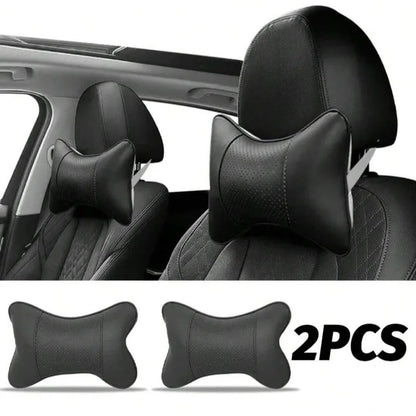 Auto Safety Car Seat Headrest with Breathable Mesh Relax Pillow Head And Neck Rest Cushion Auto Protector