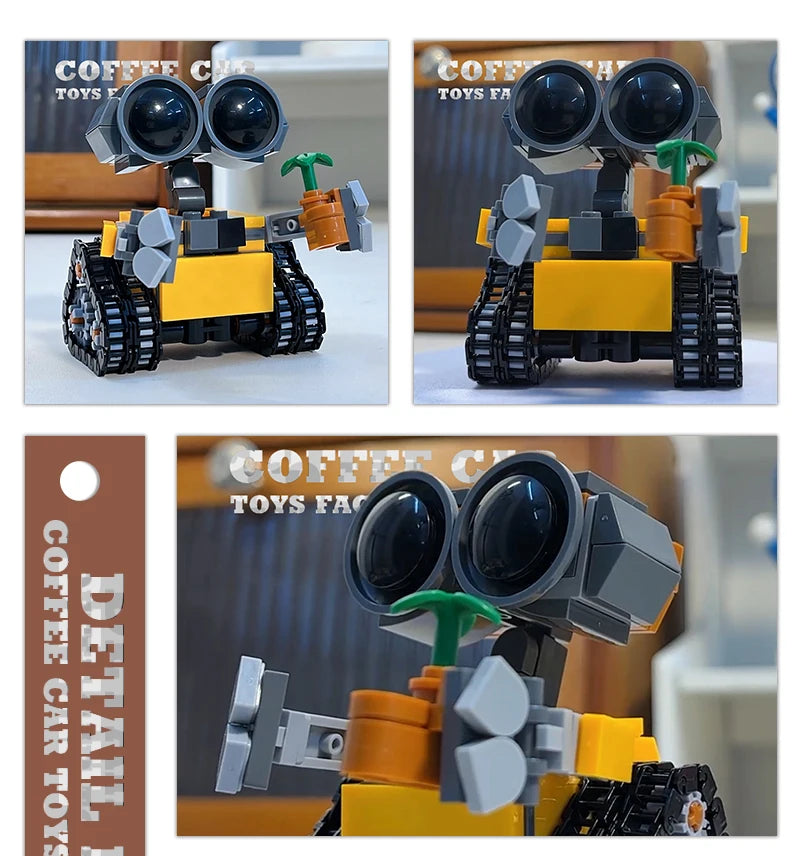 Disney Movie Robot Wall E MOC Building Blocks Dolls Space Mecha MOC Bricks Action Figure Toys Adult Children Christmas Gifts DIY