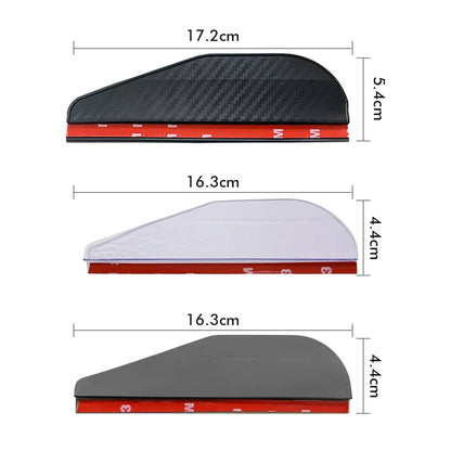 2PCS Car Rearview Mirror Rain Eyebrow Protector Clear Vision Cars Mirror Accessories for Rearview Mirror Sun Visor Shade Cover