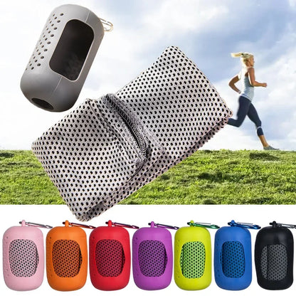 Cooling Ice Towel Cold Sports Towel Outdoor Microfiber Quick Drying Sports  Fitness Cool Towel Camping Wiping Sweat Sports Towel