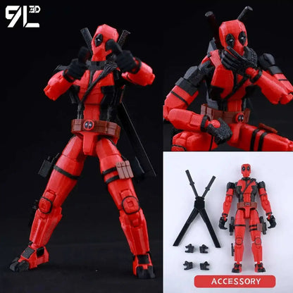 9L3D Superman Invincible Boy Batman Action Figure LUCKY13 Multi-Jointed Poseable T13 Titan13 Hero Model Dummy13 Collectible Toys