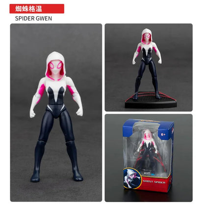 ZD Original Spider Man 4inch GREEN GOBLIN Doctor Octopus VENOM Action Figures MILES GWEN ELECTRO SCARLET SPIDER 2099 RHINO Toys